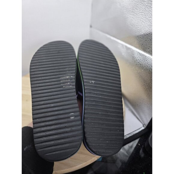 Brooks Womens Slide Sandals Adjustable Black and Purple Size - Picture 6 of 6
